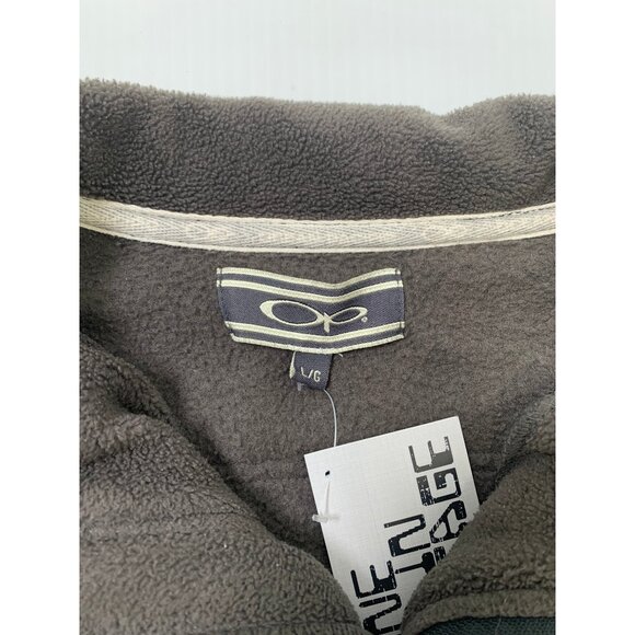 Vintage Ocean Pacific Two Tone Fleece Jacket L - Picture 5 of 5